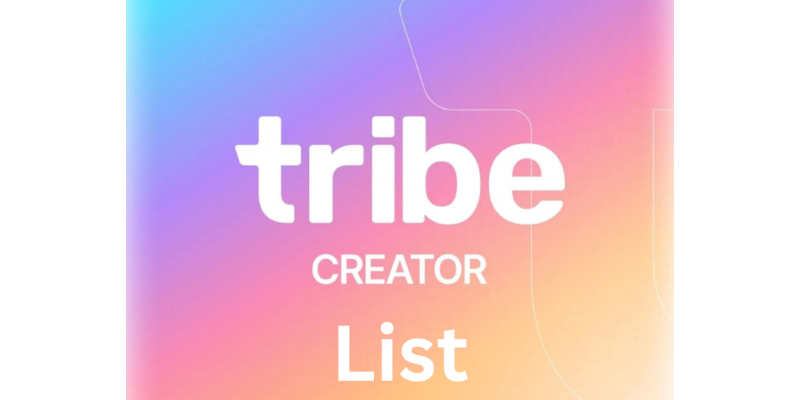 Tribe Creators List